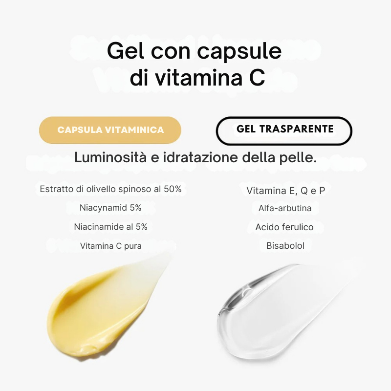 VitaGlow™ – Gel con capsule di vitamina C - PrimeWave